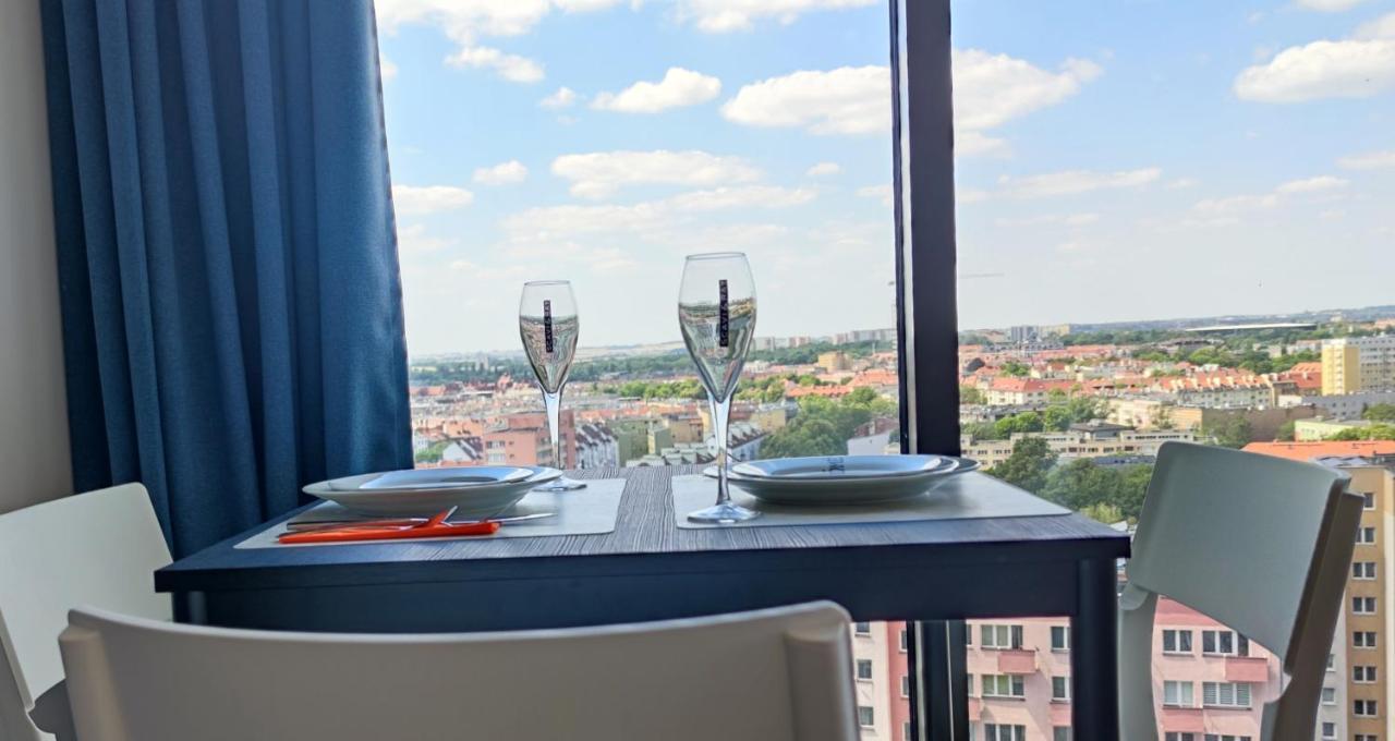 Aleda Tower, 14 Floor, Balkon Lejlighed Stettin Eksteriør billede